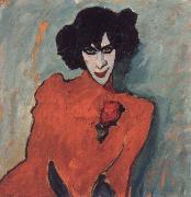 Alexei Jawlensky, Portrait of the Dancer Alexander Sakharov